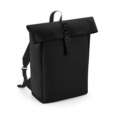 MATTE PU ROLL-TOP BACKPACK BG335