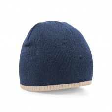 TWO-TONE KNITTED HAT 100%ACRIL