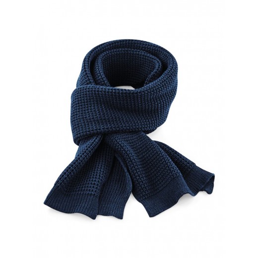 CLASSIC WAFFLE KNIT SCARF B424