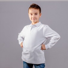 LS KIDS POLO WITH CUFFS 100%C BSK210