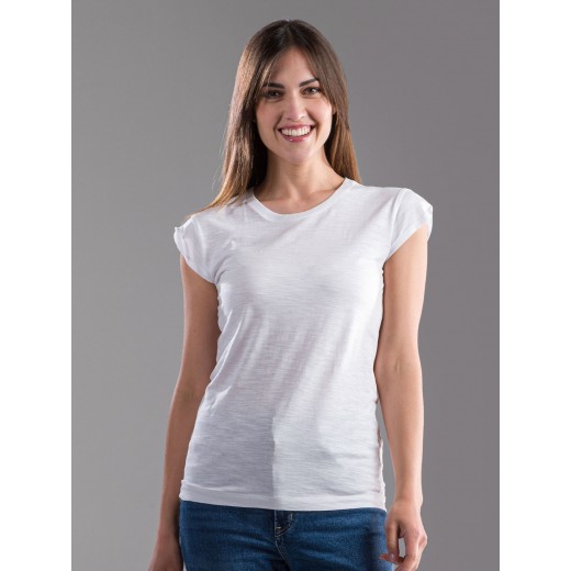 WOMEN'S SLUB T-SHIRT 100%C SLUBW02