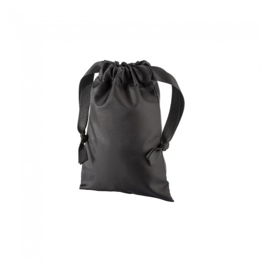 SACCHETTO REGALO  IN R-PET 210T CON CHIUSURA A STROZZO, 10X14 CM 22112