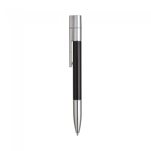 PENNA A SFERA IN METALLO CON INCHIOSTRO NERO, CON USB 4GB 22463