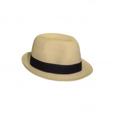 CAPPELLO IN PAGLIA DI CARTA CON FASCIA ELASTICA 3 CM APPLICABILE E PERSONALIZZABILE