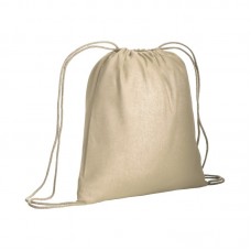 ZAINETTO IN COTONE DA 120 G/M2, CON CHIUSURA A STROZZO. ? CERTIFICATO OEKO-TEX?. 2510122