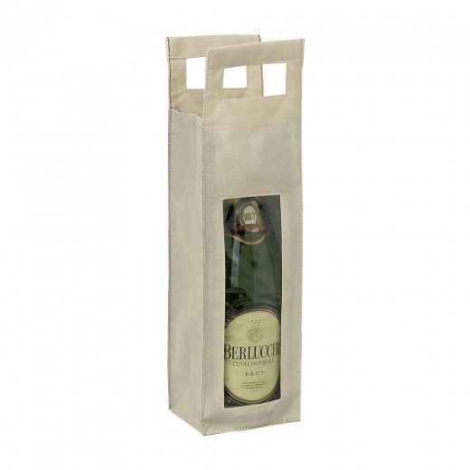 SHOPPER 1 BOTTIGLIA IN TNT VERDE/NAT. 05033