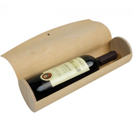 SCATOLA LEGNO CIRCOLARE PER VINO 9X33 10425