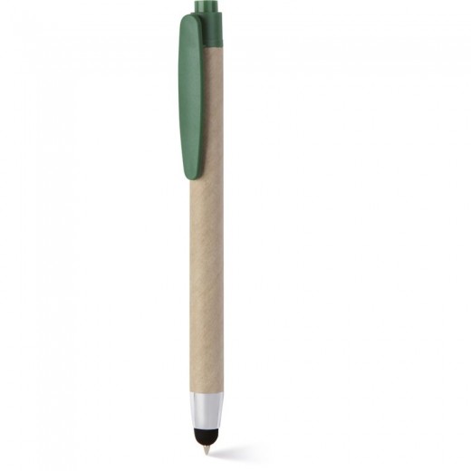 PENNA A SFERA CON TOUCH SCREEN IN PLASTICA E CARTONE RICICLATO B11143