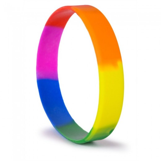 BRACCIALETTO ARCOBALENO IN SILICONE E14296