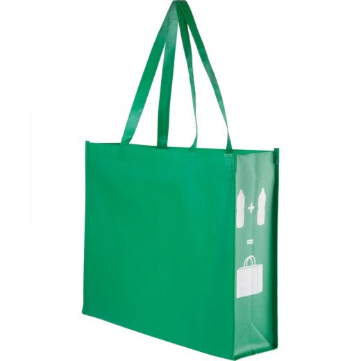 BORSA SHOPPER CON SOFFIETTO IN RPET PET RPET Q24274