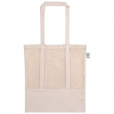 BORSA SHOPPER CON RETE IN COTONE ORGANICO Q24298