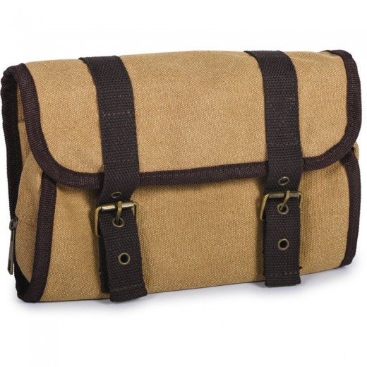 BEAUTY CASE VINTAGE APPENDIBILE IN POLICOTONE CANVAS Q24357