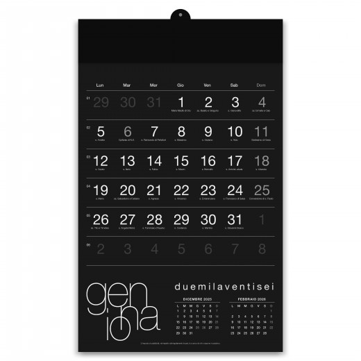 PA514 OLANDESE BLACK - CALENDARIO