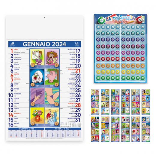 CABALA - ILLUSTRATO MENSILE 12 FOGLI PA114
