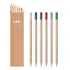 GOYA - SET 6 MATITE CON FINITURA COLORATA PD580