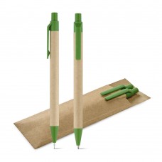 LEAF SET CON PENNA A SFERA E MATITA PORTAMINA 91846