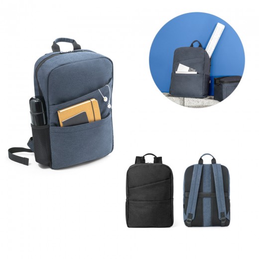 REPURPOSE BACKPACK. Zaino porta PC 15.6'' in 600D poliestere riciclato 92080
