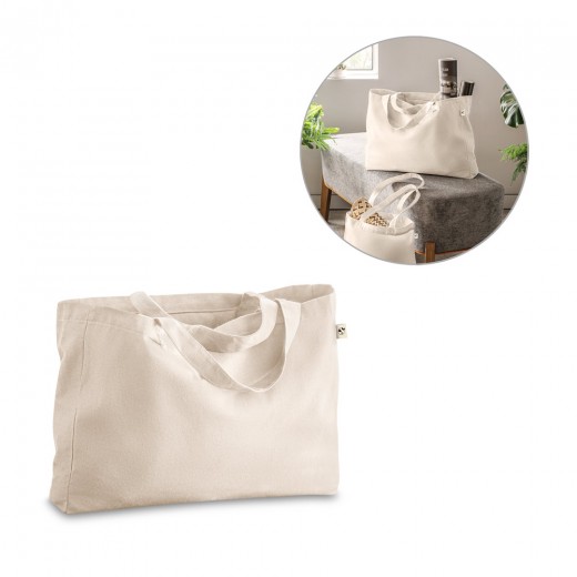 PARMA. Borsa in cotone (50%), cotone riciclato (30%) e poliestere (20% rPET) (280 g/m²) 92330