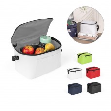 CANCUN. Borsa termica in poliestere riciclato 600D con cinghia regolabile 7 L 92380