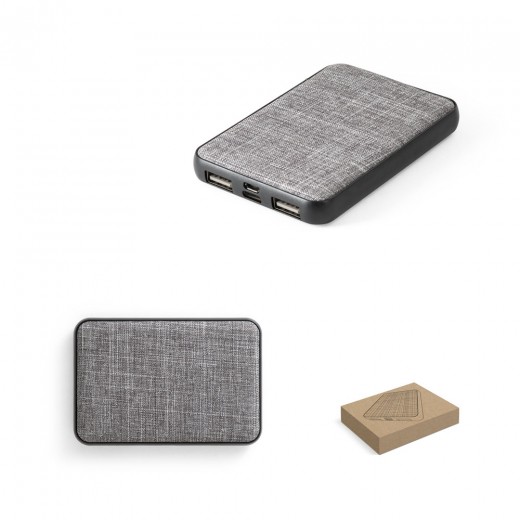 RENEWAL BATTERY. Banca di alimentazione 5.000 mAh in PET riciclato (100% rPET) 97094