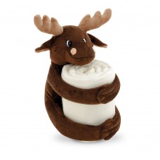 MOOSE COPERTA CON PELUCHE 99063