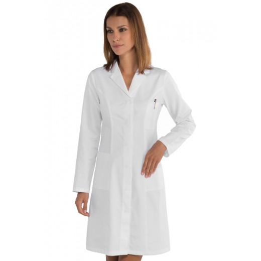 CAMICE DONNA VALENCIA SLIM BIANCO - ISACCO 008520