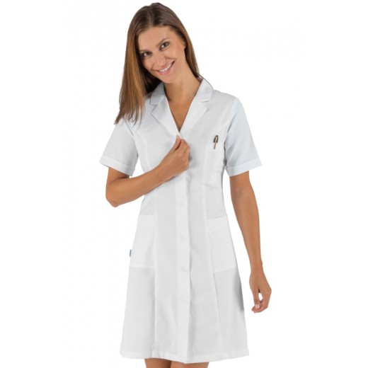 CAMICE DONNA VALENCIA SLIM BIANCO - ISACCO 008520M