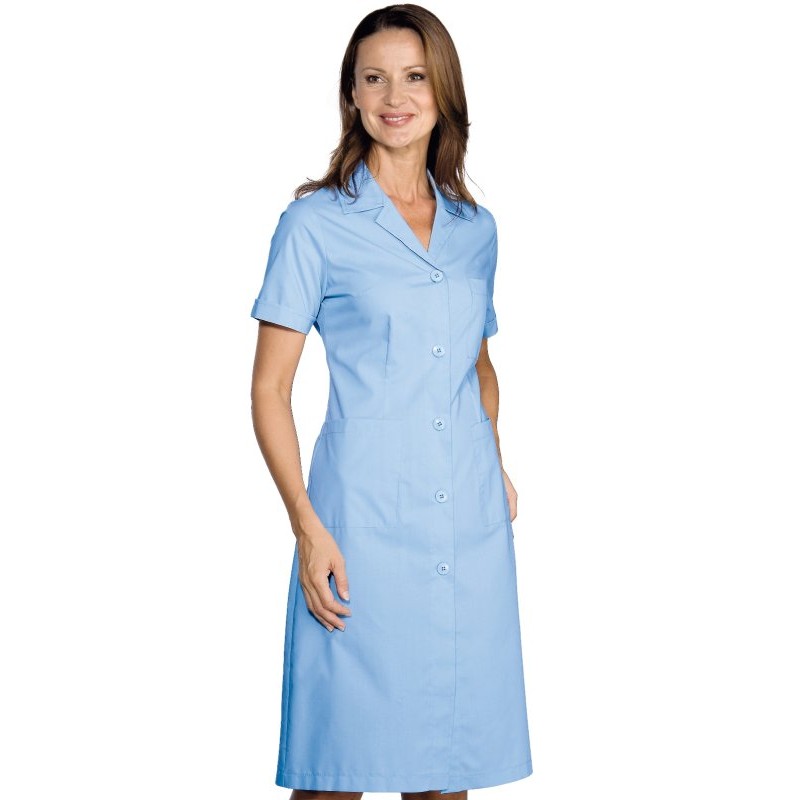 Camice Divisa Infermiere Isacco Divisa Unisex Bianca Casacca