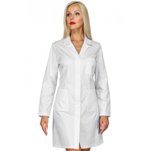 CAMICE DONNA SINGAPORE BIANCO SENZA ELASTICO AI POLSI - ISACCO 009250