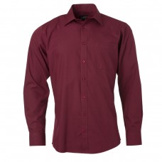 M SHIRT LS POPLIN 65%P 35%C