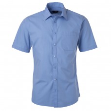 M SHIRT SS POPLINE 65%P 35%C