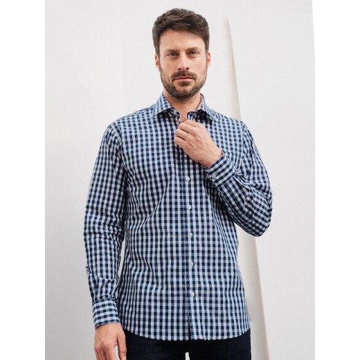 MEN'S CHECKED SHIRT JN617