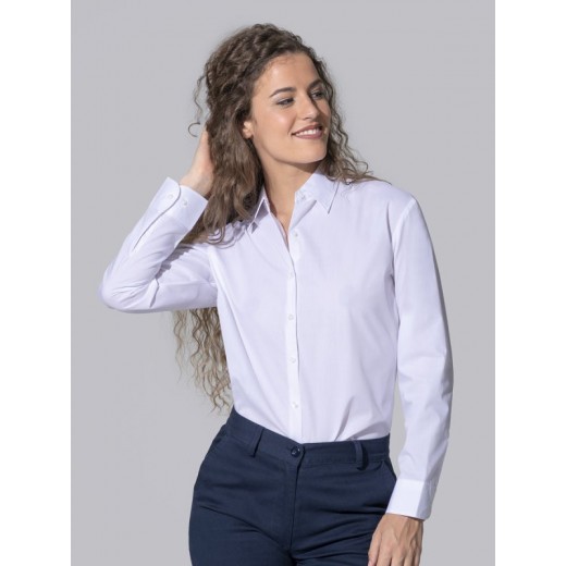 CAMICIA DONNA MANICA LUNGA POPELINE SHLPOP