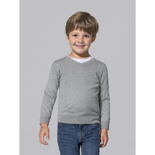 PULLOVER BAMBINO COLLO A V WKBOSTONK