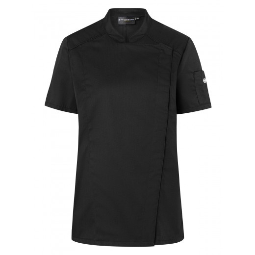 SHORT-SLEEVE LADIES CHEF JACKET MODERN-LOOK KJF25