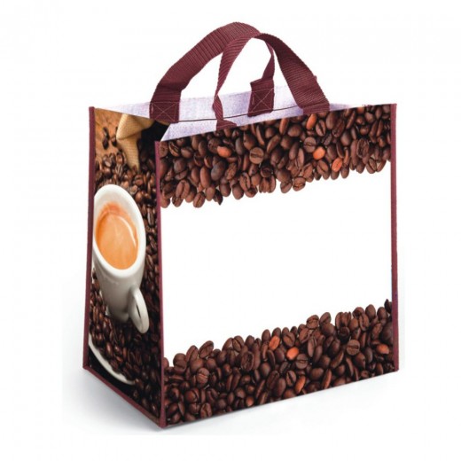 0970 KAFE - BORSA SHOPPING CAFFE DIMENSIONI CM 35 X35 X22