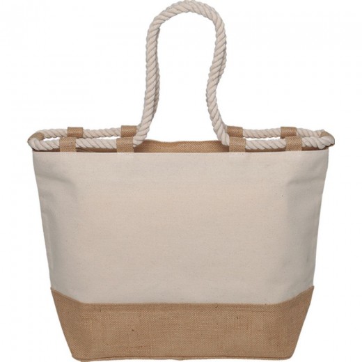 0997 CAPRI - BORSA MARE CANVAS  DIMENSIONI CM.34 X52 X17