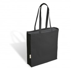 1110 LORENA BLACK - BORSA SHOPPING IN CANVAS DIMENSIONI: CM 36 X52 X16