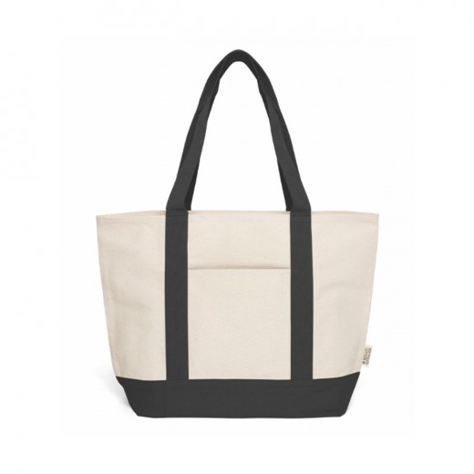 2845 AGATEA - BORSA IN COTONE RICICLATO DIMENSIONI: CM 36 X52 X16