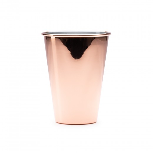 8447 TAMBRE - BICCHIERE IN ACCIAIO E RAME 500 ML