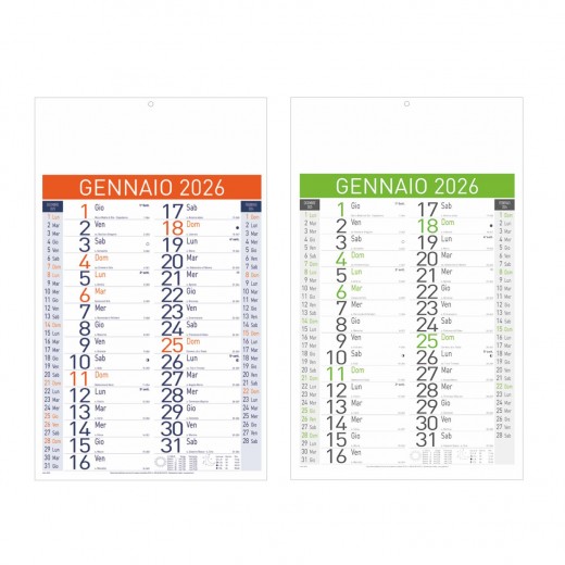 B005 LIGHT - CALENDARIO OLANDESE DA PARETE
