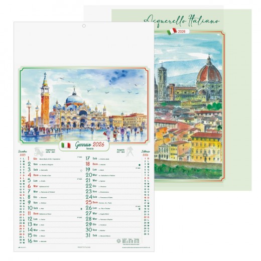 B033 CALENDARIO CITTà D'ITALIA