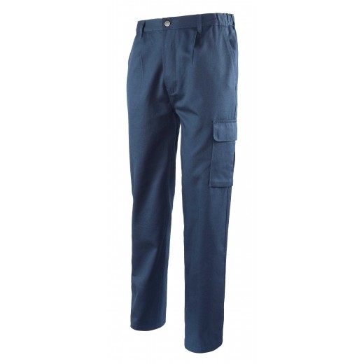 PANTALONE COTONE TASCONI 9030 BLU