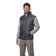 GILET NYLON IMBOTTITO ARES GRIGIO