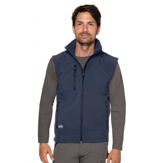 GILET SOFT-SHELL SURF BLU