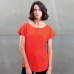 WOMEN'S LOOSE FIT TEE 100%C