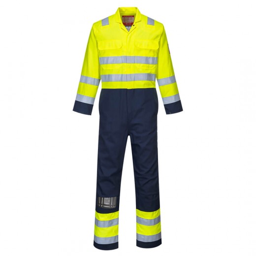TUTA BIZFLAME PRO ANTI-STATICA HI-VIS PENTAVALENTE BIZ7