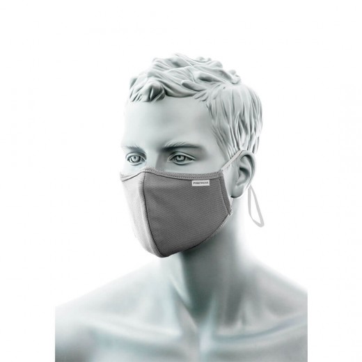 MASCHERA IN TESSUTO ANTIMICROBICO A 3 STRATI CON PONTE NASALE (25PZ) CV35