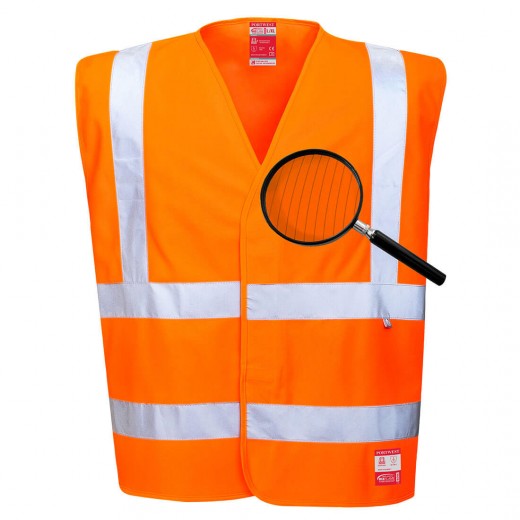 GILET HI-VIS IGNIFUGO - ANTISTATICO TRIVALENTE FR71