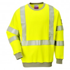 FELPA HI-VIS ANTISTATICA E IGNIFUGA TRIVALENTE FR72